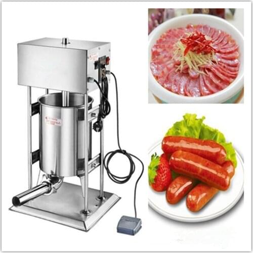 Automatic vertical stainless steel commercial electric sausage stuffer filler machine