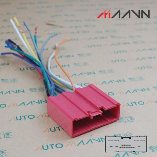 Car Stereo Radio CD DVD Wiring Harness For MAZDA Power Cable