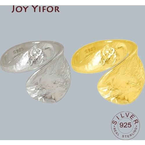 Free Shipping 925 Sterling Silver bump gold open Rings For Women Jewelry Beautiful Finger Open Rings For Party Birthday Gift