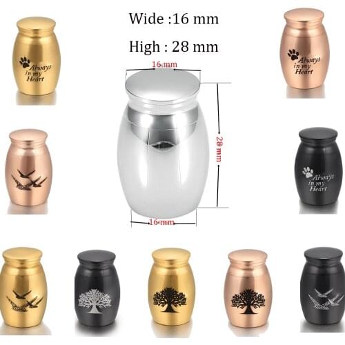 Tree of Life Ashes Keepsake Always in my Heart Urn Token Pet cremation Ashes Holder Funeral Urns