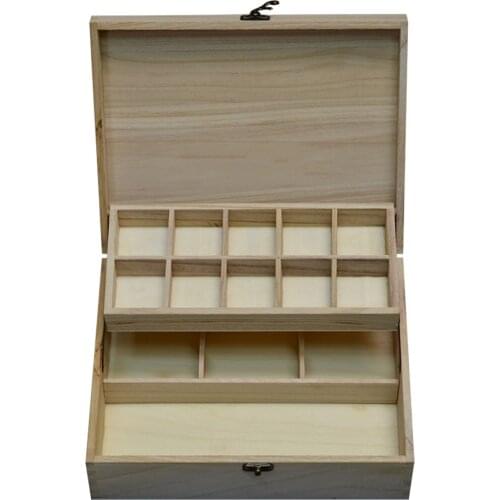 1 Piece Wooden Jewelry Box Display Case Processing Technology for