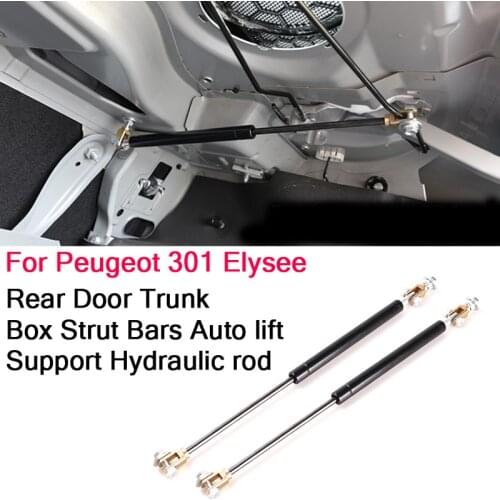 For Peugeot 301 Elysee Rear Door Trunk Box Strut Bars Auto lift Support Hydraulic Rod Spring Shock Bracket Car accessories
