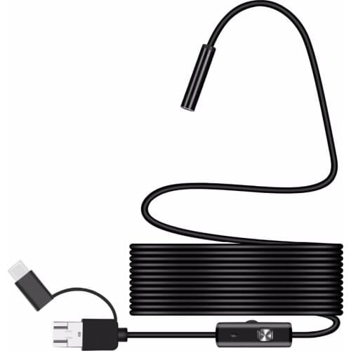2M 3.5M IP68 1200P Android 8MM Micro USB TypeC USB Computer Endoscope Borescope Tube Waterproof USB Inspection Mini Video Camera