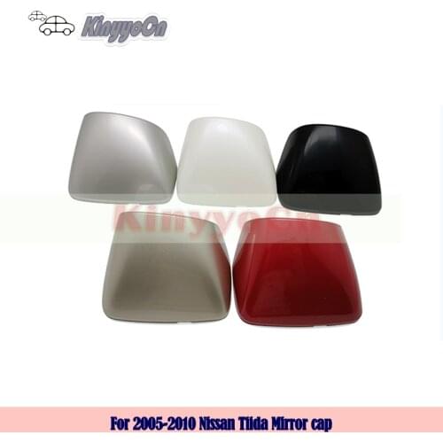 Kinyyocn For Nissan Tiida 2005 06 07 08 09 2010 External mirror Cover Rearview Mirror Cover side mirror Housing