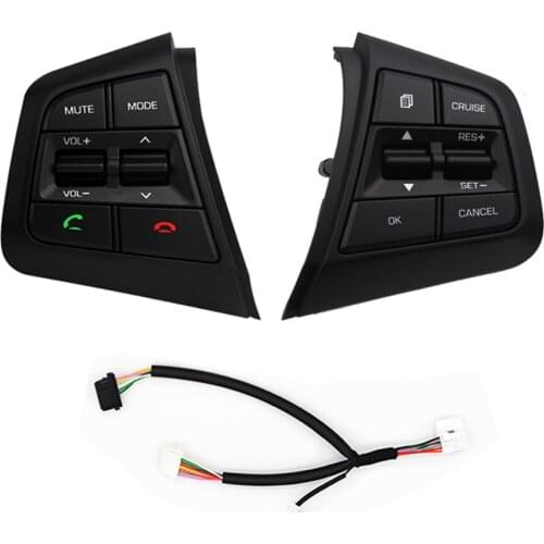 Cruise Control Buttons For Hyundai ix25 CRETA 2.0 L Streeing Wheel Remote Audio Buletooth Phone Volume Switch Button With Cable