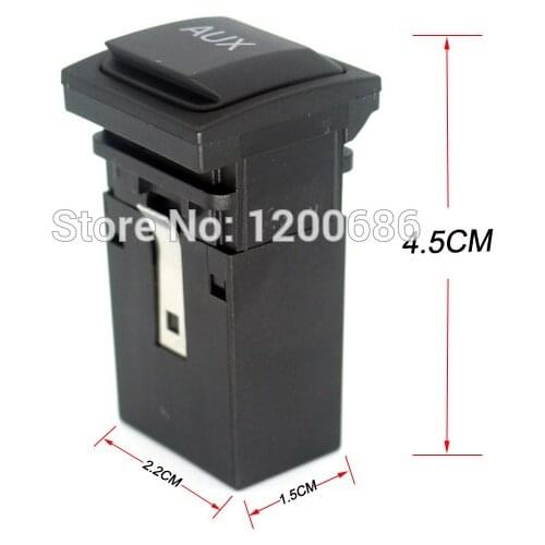 New USB Switch Adapter Plug for VW RCD510 RCD310 Volkswagen GOLF MK6 BORA