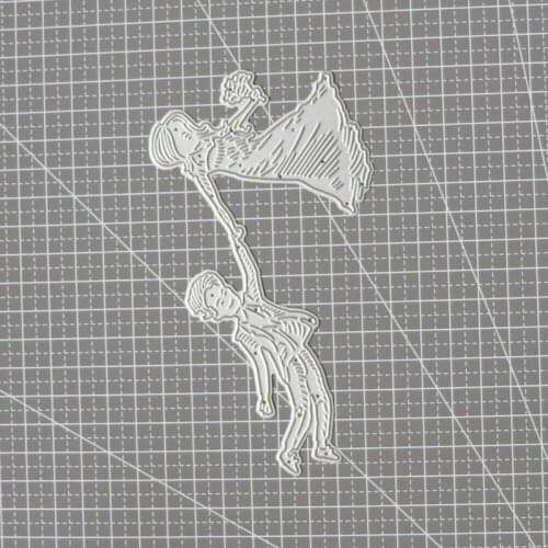 Couple Lovers Border Metal Cutting Dies Stencils for DIY Scrapbooking/photo Album Decorative Embossing DIY Paper Cards