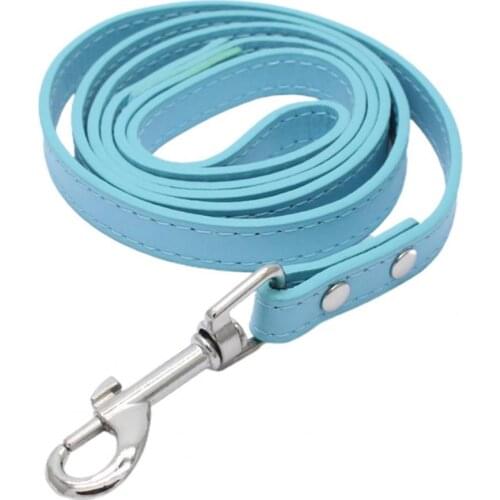 Bite Resistant Pet Leash Small Medium-sized Dogs Traction Band Faux Leather Belt