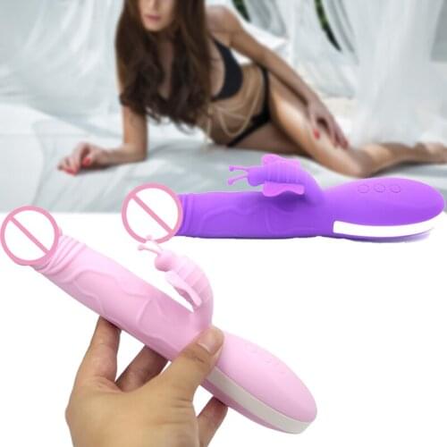 Realistic Bee Rabbit Penis Dildo Vibrators For Women Clitoris Stimulation Massager Masturbator G-spot Powerful Magic Sex Toys