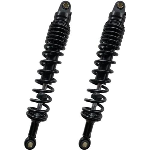 RFY 1Pair 15.75 " 400MM 8MM Spring Motorcycle Shock Absorbers for Honda Yamaha Suzuki Kawasaki KTM Dirt bikes Gokart ATV black