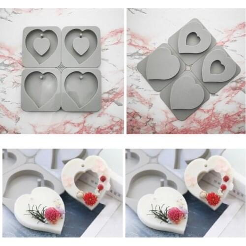 DIY Aromatherapy Wax Silicone Mold Soap Flower Candle Mould Clay Crafts Gifts Decoration Ornaments Aromatherapy Tablets Molds