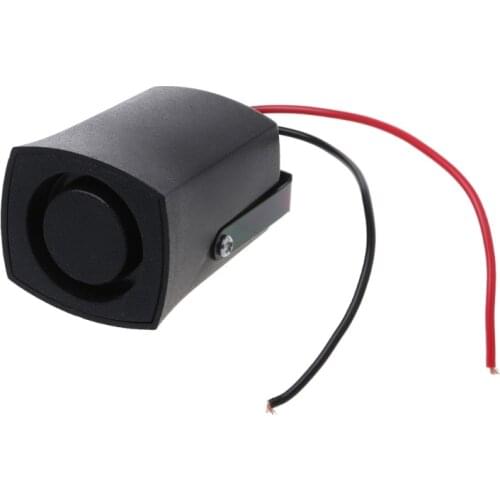QILEJVS DC 12V Auto Warning Siren Backup Alarms Horns Warning Sound Beep Reverse Siren Slim Invisible Horn