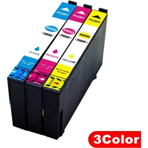 Compatible Ink Cartridge For EPSON T405 405XL 405 WorkForce Pro 3820DWF 3825DWF 4820DWF 4825DWF WF-4830DTWF Printer 1C+1M+1Y