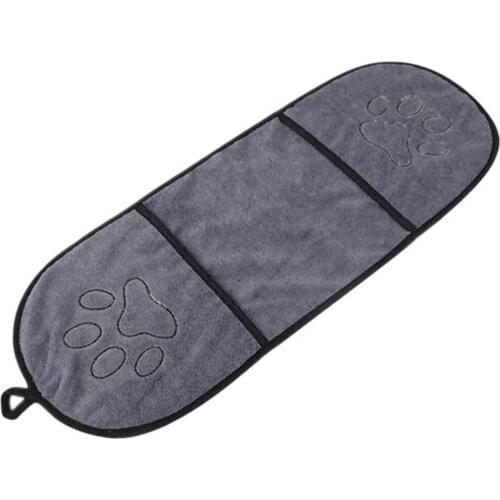 Ultra-absorbent Pet Bath Towel Super Absorbent Quick Dry Pet Drying Towel with Pocket for Cats Dogs