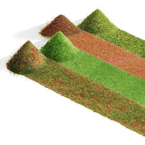 Static Grass Model Terrain Simulation Ground Powder Foliage for Railway Train Wargame Landscape Scenery Diorama Accessories
