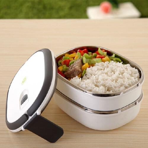1400ml Bento Thermal insulation stainless steel dinnerware students food container fruit box