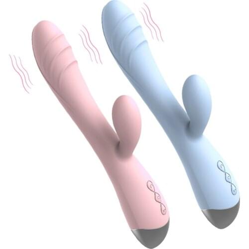 USB Rechargeable 10 Speed G Spot Rabbit Vibrator Vagina Clit stimulator AV stick G spot Vibrator Dildo Adult sex toy for Women
