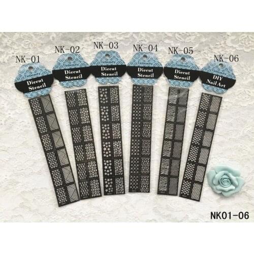 1PC Nail Art Stencil Sticker Nail Art Template Sticker Mixed Nail Art Cute Sticker Nail Art Sticker NK01-24