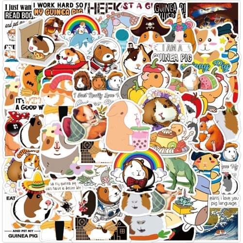 10/50pcs Cartoon Anime Pui Pui Mouse Stickers Car Graffiti Sticker Luggage Laptop Notebook Motorcycle Skateboard Decal Kids Toy