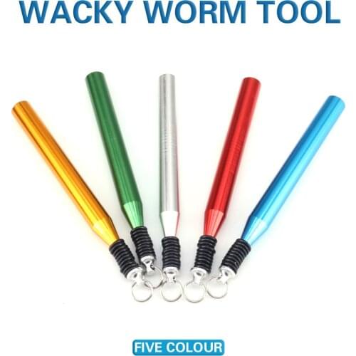14cm* 1.3cm senko Tool bass pike Fishing accessories tackle Senko Worm Wacky Neko Rig With 15pcs O Ring Fishing tackle