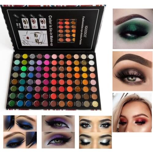 88 Colors Eye Shadow Easy To Color Without Flying Powder Long-Lasting Natural Eye Shadow Beauty Palette Cosmetic Makeup