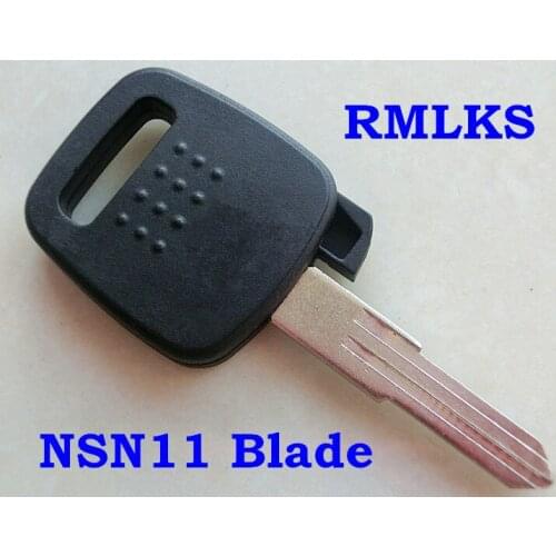RMLKS Transponder Key Shell Fob For Nissan A32 A33 Teana Versa Livina Sylphy Tiida Sunny March X-trail Uncut Blade