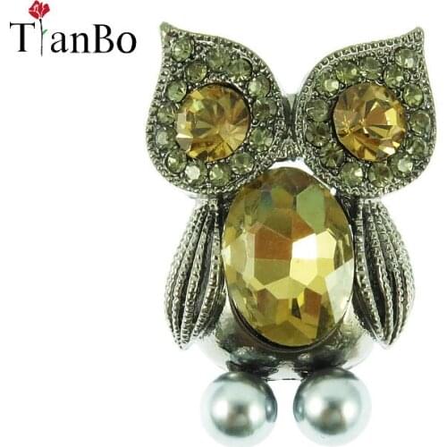 Big Eyes Parrot Brooch Christmas Gifts Pins Corsage Owl Pins Suit Retro Animal Brooches For Women Vintage Bird Brooch