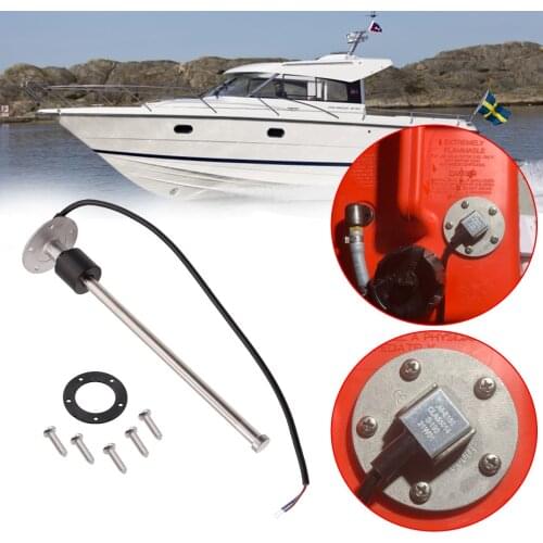 Fuel Level Gauge Sensor 150 200 250 300 350 450mm Fit 0~190 ohm/240~33 ohm For Boat Car Fuel Sending Unit Water Level Sensors