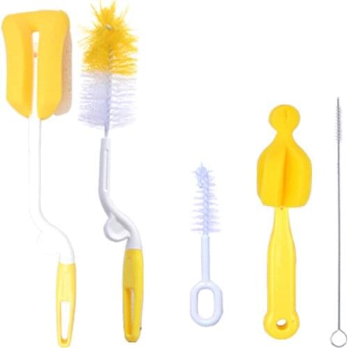 Baby Food Mills Dinnerware Feeding Plate Bowl Bottle Rotating Sponge Plastic Glass Milk Bottle Brush Baby Food Mills