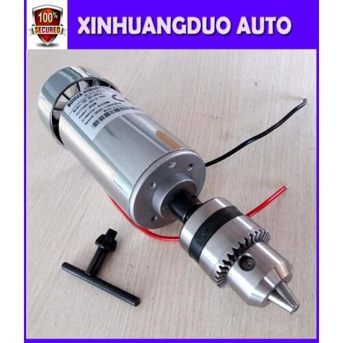 300W DC Spindle motor , DC12-48V 12000rpm, Engraving milling grind air-cooling spindle motor