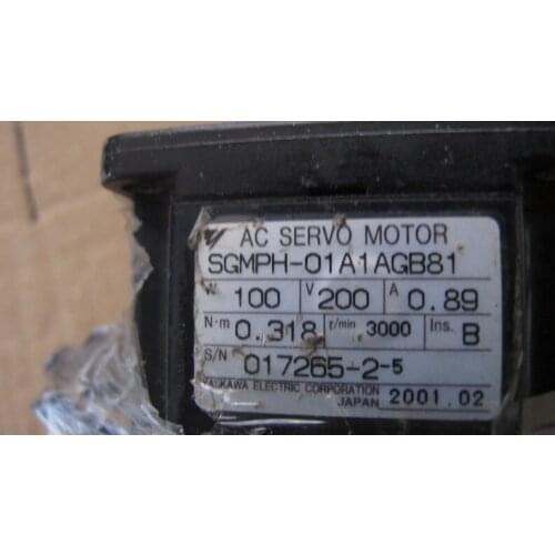 USED 100% TESTED AC SERVO MOTOR SGMPH-01A1AGB81 *100% REAL STOCK,Please contact us for real photo