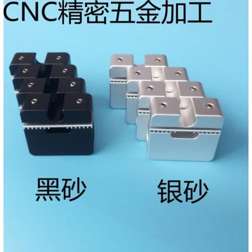 3D printing parts Ultimaker2 aluminum alloy cross slider with belt buckle For 8MM Smooth Shaft