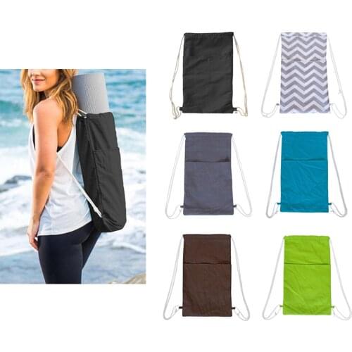 MagiDeal Gym Physio Workout Sport Camping Pilates Yoga Mat Backpack Duffel