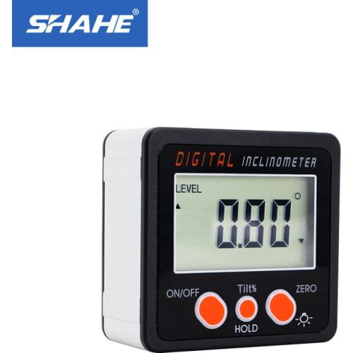 SHAHE Angle Magnetic Digital Protractor 360 Degree Digital Angle Finder Protractor Ruler Meter