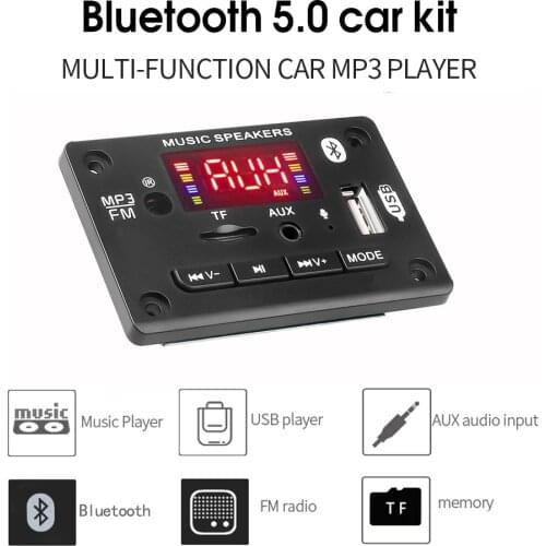 Mini 5V-12V MP3 Decoder Board Decoding Module MP3 WAV U disk TF Card USB Amplifier Speaker Audio Board With Remote Control Wire