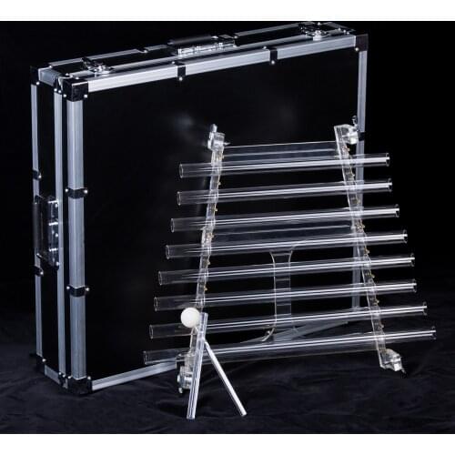 NEW crystal harp singing with beautiful and perfect sound CDEFGAB note with free aluminum alloy box