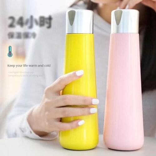 New smart cup reminder drink cup stainless steel bullet cup 316 ladies cup creative personality cup