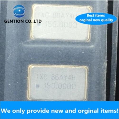 2pcs 100% new and orginal TXC LVPECL Differential Mount Crystal Oscillator 150M 150MHZ 150.000MHZ 5X7mm 6pin
