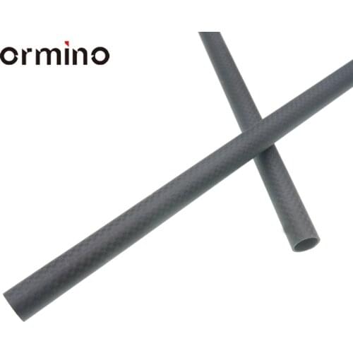 Ormino 2PCS 12mm Tube diy Quadcopter Frame arm Landing Gear Rc Drone Multicopter 12mm X 10mm X 500mm Carbon Fiber tube 12X10
