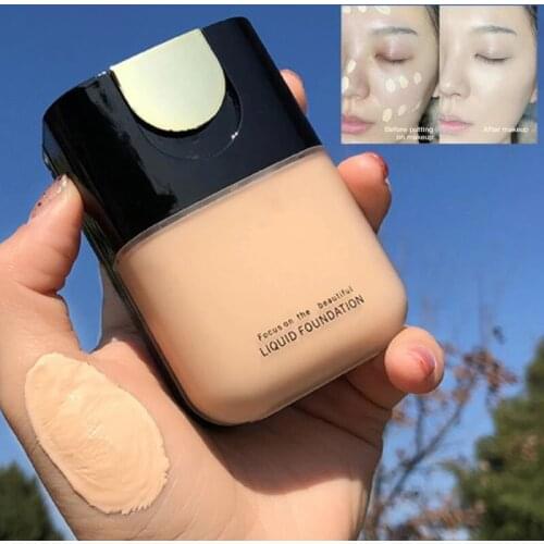 Face Foundation Stick Makeup Oil-control Full Coverage Liquid Moisturizing Concealer Waterproof Base Face Makeup