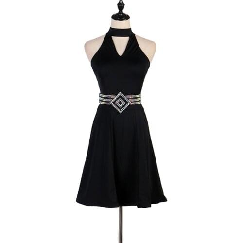 Latin dress competition dresses junior kids women samba rumba tango latin dance dress red black fringe lq148