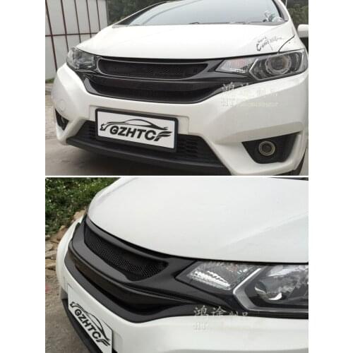 Fit for HONDA FIT GK5 14-17 carbon fiber grill grille