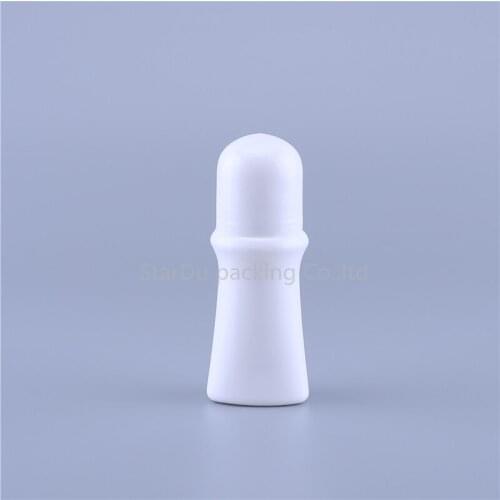 6PCS/LOT 50ml Empty Plastic Deodorant Roll on Bottle PP Plastic Roll On Cosmetic Container For Essential Oil Perfume Packaging