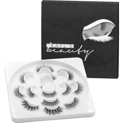 Kayls Beauty 7X Mix Silk False Eyelashes, Thick Long Eye, Lashes Lift, Makeup Extension Tools, Enhancement