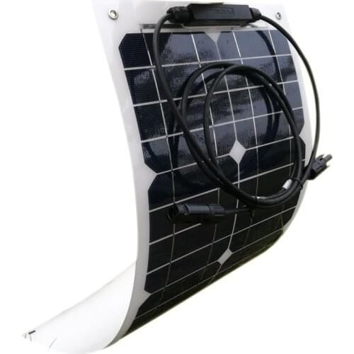 Flexible Solar Panel 25w 18v Monocrystalline 8 Pcs 200w12v watt Solar Battery Charger Portable Phone Charger Car Caravan Camp