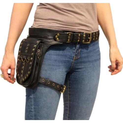 Medieval Pouch Bag Viking Pocket belt Leather Wallet Steampunk Knight Pirate Costume Gear Accessory Cosplay For Adult