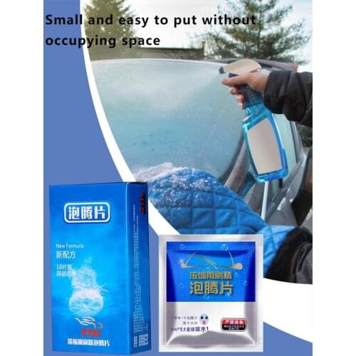 10PCS/Set Car Cleaning Pill Effervescent Tablets Car Windshield Glass Solid Cleaner Car Water Solid Wiper Tools Car Accessories