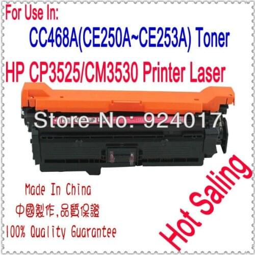Toner For HP Laserjet CP3525 CM3530 Printer,CC648A CE250A CE251A CE252A CE253A Toner For HP Cartridge 3525 3530 Printer Laser