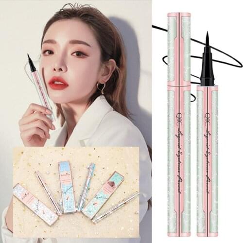 Ultra-fine And Durable Waterproof And Sweat-proof Eyeliner Long Lasting Makeup Quick-drying Cosmetics Tool New 2021 TSLM1