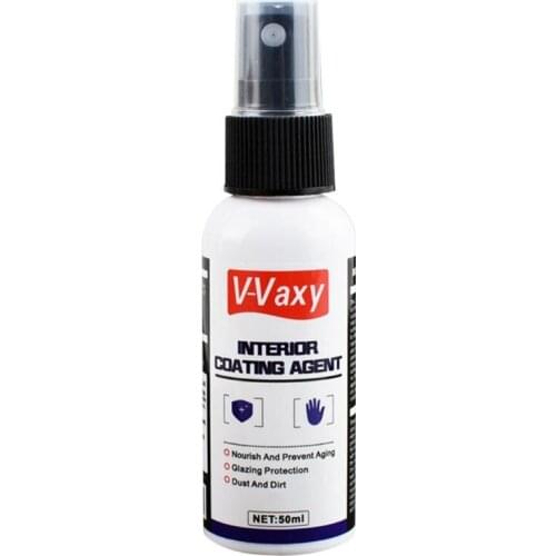 V-Vaxy 50ml Car Interior Cleaner Auto Seat Leather Maintenance Seat Plastic Dashboard Door Panel Cleaning Foam Agent
